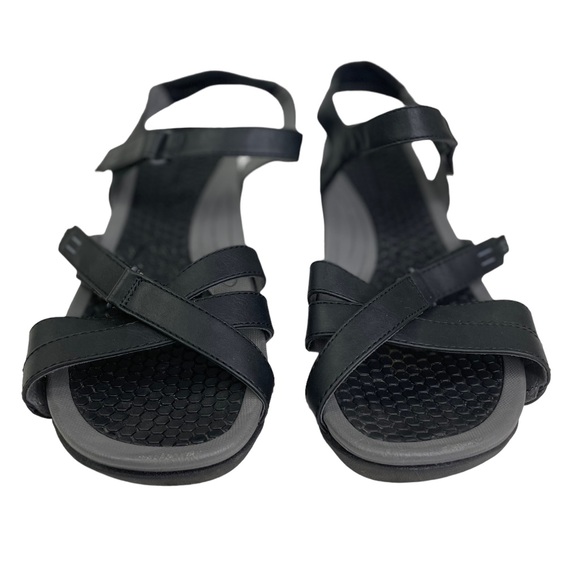 BareTraps Shoes Baretraps Danny Womens Black Velcro Strap Sandals